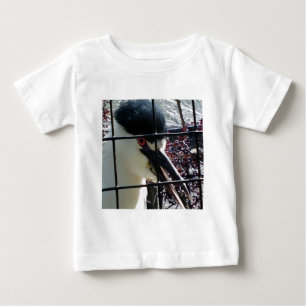 動物園のイメージでエキゾチックな鳥 ベビーTシャツ
