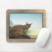 動物園のオオヤマネコ2 マウスパッド (マウス)