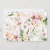 動物園のサファリの誕生日の招待状で2人 招待状 (裏面)