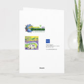 動物園のジョンのダイアーの芸術カードペンギンのプール シーズンカード (裏面)