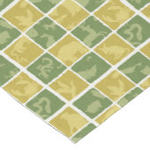 動物園のテーマパターン ショートテーブルランナー (コーナー)