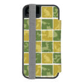 動物園のテーマパターン INCIPIO iPhoneウォレットケース (フォリオ裏面)