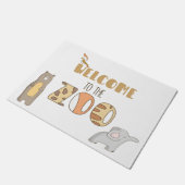 動物園のドアマットへようこそ ドアマット (アングル)