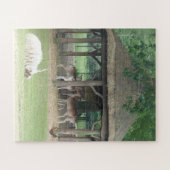 動物園のパズル: Deerparkの動物 ジグソーパズル (横)