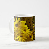 動物園のヒマワリ コーヒーマグカップ (正面左)