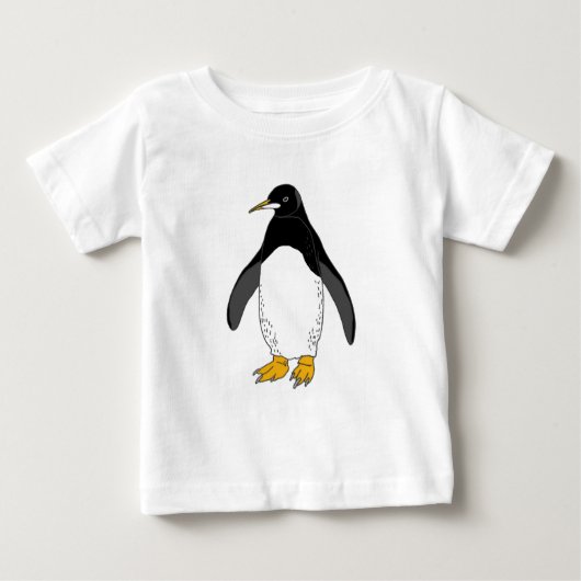 動物園のペンギン ベビーTシャツ (正面)