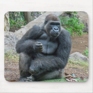 動物園のマウスパッドのゴリラ マウスパッド