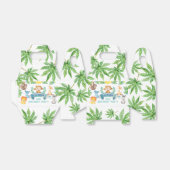 動物園の人気ボックス、ジャングルサファリパーティー フェイバーボックス (折り畳みなし)