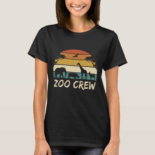 動物園の仲間たち お揃いファミリーTシャツ ママ 兄 Tシャツ (正面)