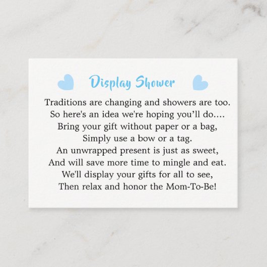 動物園の動物たちがかわいい赤ちゃんのシャワーをシャワーで見せる エンクロージャーカード (正面)