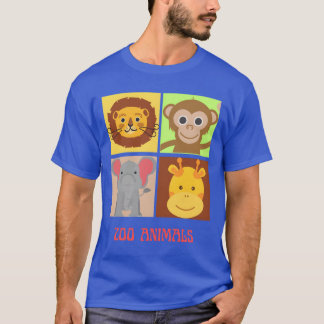 動物園の動物の家族 Tシャツ