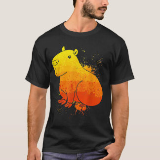動物園の動物カピバラ Tシャツ