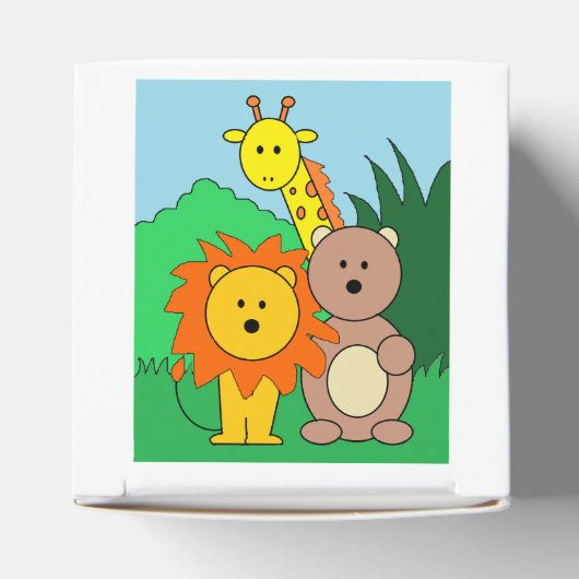 「動物園の動物」のお願い箱 フェイバーボックス (上部)