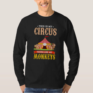 動物園の動物 私のサーカスだ これが私の猿だ Tシャツ