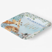 動物園の動物 赤ちゃんお披露目会 - ちょっと荒れるかも！ ペーパープレート (傾斜あり)