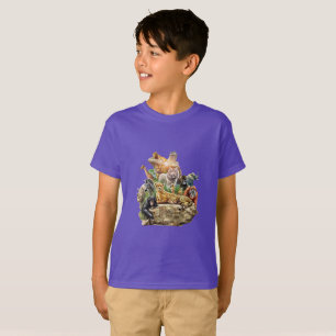 動物園の子供用Tシャツ(男の子向け) Tシャツ