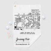 動物園の家族。パパワニに飲み込まれる ゴルフタオル (インサイチュ)