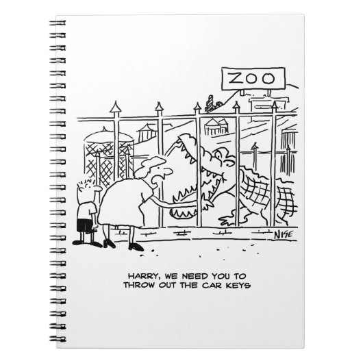 動物園の家族。パパワニに飲み込まれる ノートブック (正面)