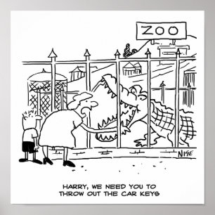 動物園の家族。パパワニに飲み込まれる ポスター