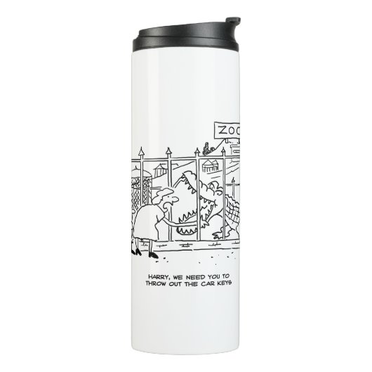 動物園の家族。パパワニゲータザーに飲み込まれる タンブラー (回転左)