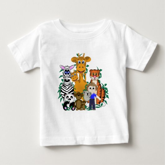 動物園の少年 ベビーTシャツ (正面)