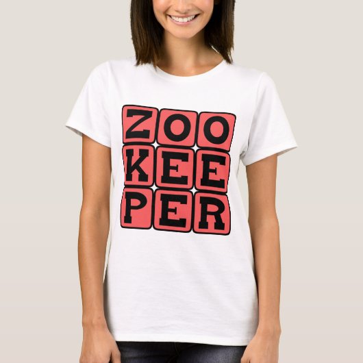 動物園の従業員 Tシャツ (正面)