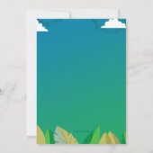 動物園の招待状のパーティー 招待状 (裏面)