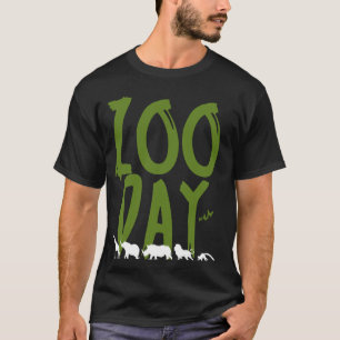 動物園の日の家族、最初の園遊旅行サファリ分隊 Tシャツ
