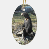 動物園の日曜日くま セラミックオーナメント (左)
