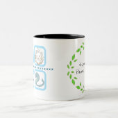 動物園の楽しさを詰め込んだカフェ風 ツートーンマグカップ (中央)