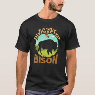動物園の野生生物 動物 動物園飼育員 バッファロー バイソン Tシャツ