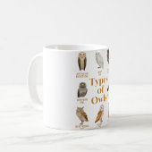 動物園の飼育員ギフト森林動物の賢い鳥類学のbir コーヒーマグカップ (正面左)