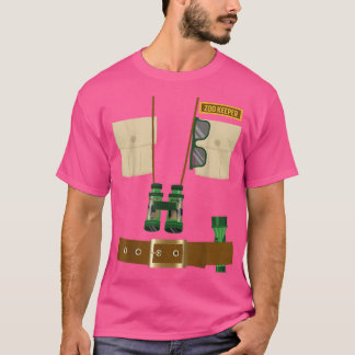 動物園の飼育員ハロウィーンの衣装Diyギフトジャングルサファー Tシャツ