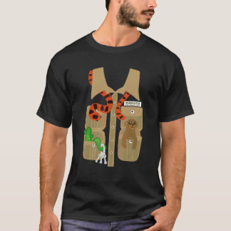動物園の飼育員ハロウィーン コスチューム DIY ジャングル サファリ 大人用 Tシャツ