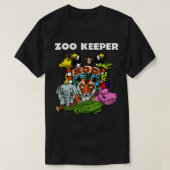 動物園の飼育員 Tシャツ (デザイン正面)