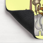 動物園のTシャツおよびギフトの動物 マウスパッド (コーナー)