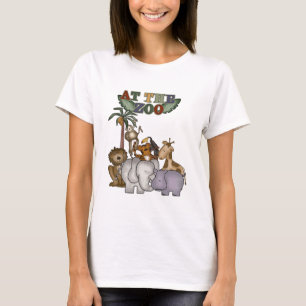 動物園のTシャツおよびギフトの動物 Tシャツ