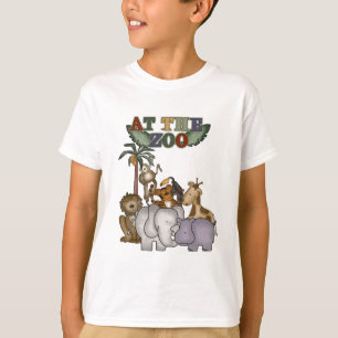 動物園のTシャツおよびギフトの動物 Tシャツ