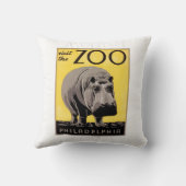 動物園を訪れる クッション (裏面)