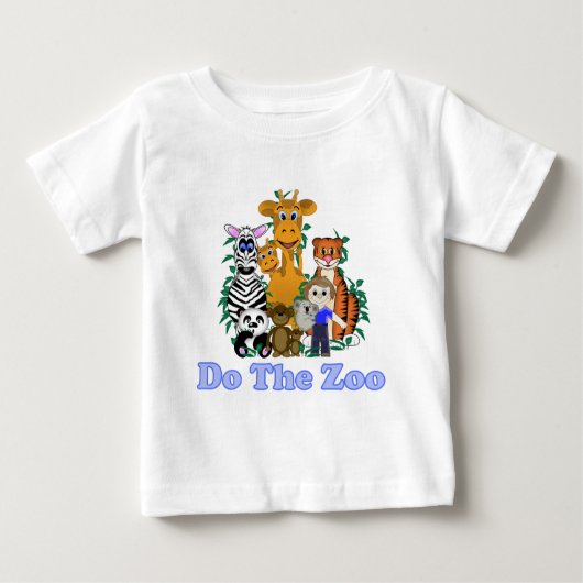 動物園を運営する ベビーTシャツ (正面)