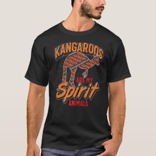 動物園カンガルーオーストラリア動物カンガルーオ Tシャツ