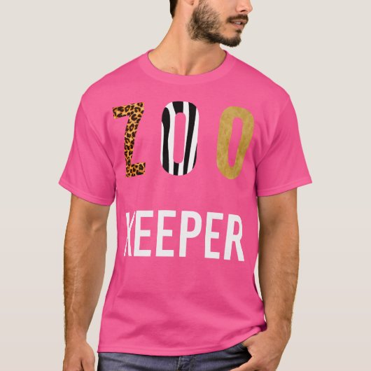 動物園キーパーのハロウィーン Tシャツ (正面)