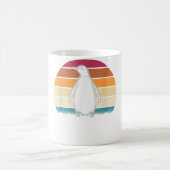 動物園キーパーギフトアイディア南極動物レトロ彭宮 コーヒーマグカップ (中央)