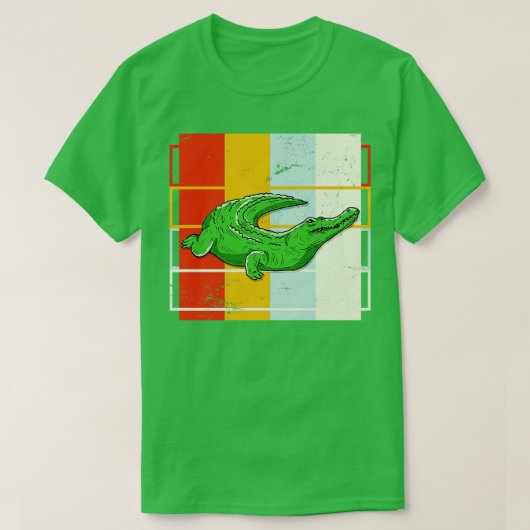 動物園キーパーギフトキッズワニ Tシャツ (デザイン正面)