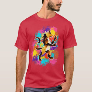 動物園キーパーギフトサファリ動物アフリカハイエナ Tシャツ