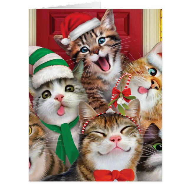 動物園クリスマスカードへのジャンボメリークリスマス (正面)