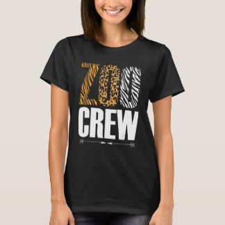 動物園クルーのサファリ動物学者 動物たち Tシャツ