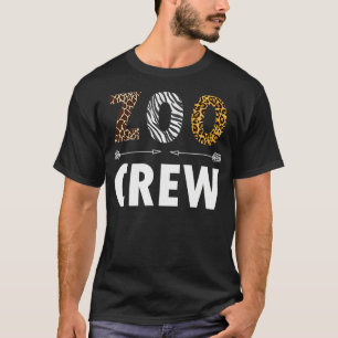 動物園クルーのサファリ動物学者 Tシャツ