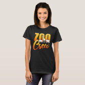 動物園クルーの動物パーク動物園 Tシャツ (正面フル)