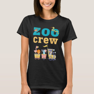動物園クルーの飼育係家族旅行 動物園の訪問者 野生生物 Tシャツ